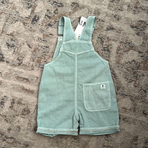 ZARA Kids | Sea Green | DENIM OVERALLS - Picture 6 of 8